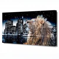 Холст Toplight Коллаж 100х150х3см TL-H3017