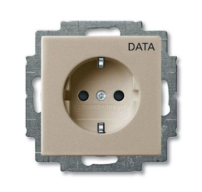 Розетка ABB Basic55 Schuko с/з 16A 250V Data безвинтовой зажим шампань 2CKA002011A6141 Розетка ABB Basic55 Schuko с/з 16A 250V Data безвинтовой зажим шампань 2CKA002011A6141