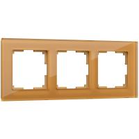 Рамка Werkel Favorit на 3 поста бронзовый WL01-Frame-03 4690389098628