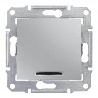 Переключатель одноклавишный с синей подсветкой Schneider Electric Sedna 16A 250V SDN1500260