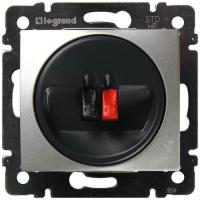 Розетка акустическая Legrand Valena алюминий 770223