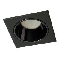 Светильник встраиваемый Feron DL3112 потолочный MR16 G5.3  черный + черный хром 51408