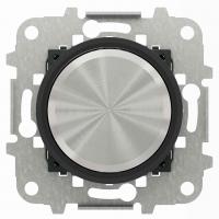 Диммер поворотный для люминесцентных ламп ABB Sky Moon cтекло чёрное 2CLA866090A1501