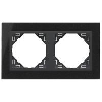 Рамка 2-постовая Efapel Logus 90 Petra натуральный гранит/серый 90920 TGS