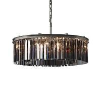 Люстра Odeon 8R black/smoky
