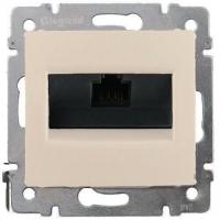 Розетка компьютерная RJ45 Legrand Valena 6 кат STP на винтах слоновая кость 774144