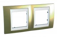 Рамка 2-постовая Schneider Electric Unica Хамелеон MGU66.004.804