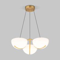 Подвесная светодиодная люстра Eurosvet Emisfero 50083/3 LED золото