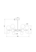 Потолочный светильник Freya FR5394CL-12BS
