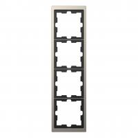 Рамка 4-постовая Schneider Electric Merten D-Life MTN4040-6550
