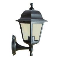 Уличный настенный светильник ЭРА Леда черный НБУ 04-60-001