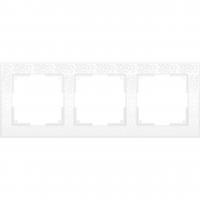 Рамка Werkel Flock на 3 поста белая WL05-Frame-03-white 4690389046728