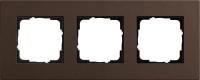 Рамка 3-постовая Gira Esprit Lenoleum-Multiplex коричневый 0213223