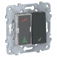 Дисплей гостиничного номера и кнопочный звонок Schneider Electric Unica New NU577754