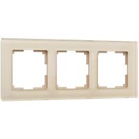 Рамка Werkel Favorit на 3 поста шампань WL01-Frame-03 4690389122972
