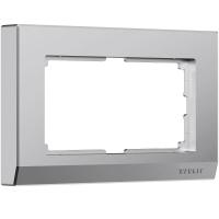 Рамка Werkel Stark для двойной розетки серебро W0081865 4690389194986