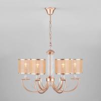 Подвесная люстра Eurosvet Licata 60099/6 перламутровое золото