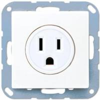 Розетка системы US-NEMA 15А 125V Jung A 500 белая A521-15WW