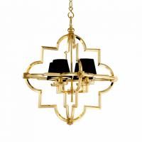Люстра Mandeville M gold/black