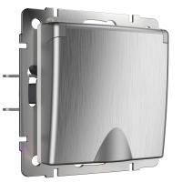 Розетка Werkel с заземлением с защитной крышкой и шторками WL09-SKGSC-01-IP44 4690389085093