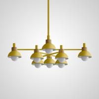 Люстра На Штанге Fanta A 8 Lights Yellow By Imperiumloft