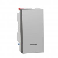 Переключатель одноклавишный с нейтралью Schneider Electric Unica New NU310330S