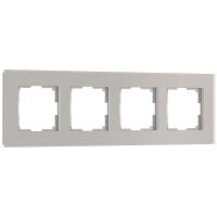 Рамка Werkel Senso на 4 поста дымчатый W0043117 4690389206467