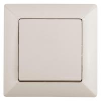 Выключатель одноклавишный ЭРА Intro Solo 10A 250V слоновая кость 4-101-02 Б0043264