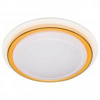 Потолочный светодиодный светильник ЭРА SPB-6-24-3К Classic желтый кант