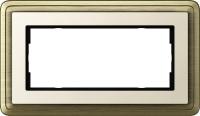 Рамка 2-модульная Gira ClassiX бронза/кремовый 1002623