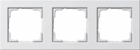 Рамка 3-постовая Gira E2 чисто-белый глянцевый 021329
