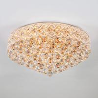 Подвесная люстра Eurosvet 3296/16 золото/прозрачный хрусталь Strotskis