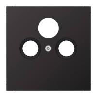 Накладка TV-SAT-FM розетки Jung LS 990 dark AL2990SATD