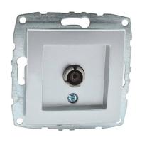 Розетка TV концевая Mono Electric Despina/ Larissa экран серебро 500-002105-138