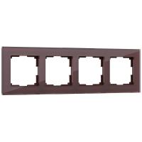 Рамка Werkel Favorit на 4 поста мокко WL01-Frame-04 4690389063770