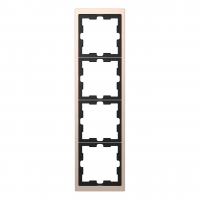 Рамка 4-постовая Schneider Electric Merten D-Life MTN4040-6551