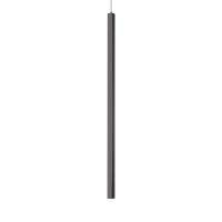Подвесной светодиодный светильник Ideal Lux Ultrathin D100 Square Nero 194196