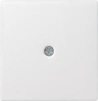 Лицевая панель Gira System 55 ввода кабеля чисто-белый глянцевый 027403