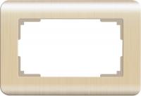Рамка для двойной розетки Werkel Stream шампань WL12-Frame-01-DBL 4690389131332