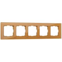 Рамка Werkel Favorit на 5 постов бронзовый WL01-Frame-05 4690389098680