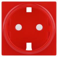 Лицевая панель ЭРА розетки красный 12-6301-23 Б0052668