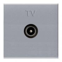 Розетка TV ABB Zenit серебро 2CLA225070N1301