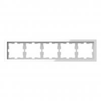 Рамка 5-постовая Schneider Electric Merten D-Life MTN4050-6520