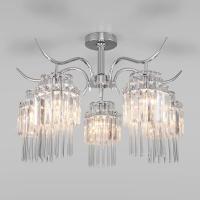 Потолочная люстра Eurosvet Sevilia 10119/5 хром/прозрачный хрусталь Strotskis