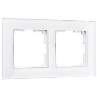 Рамка Werkel Favorit на 2 поста белая WL01-Frame-02 4690389061219