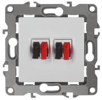 Аудиорозетка двойная ЭРА 12 12-3112-01 Б0027461