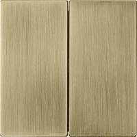 Лицевая панель Gira System 55 диммера двухклавишного бронза 2315603