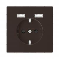 Розетка компьютерная USBx2 Schneider Electric Merten D-Life MTN2366-6052
