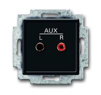 Аудиорозетка ABB BJE антрацит 2CKA008200A0108