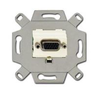 Розетка VGA ABB BJE 15 полюсов слоновая кость 2CKA000230A0424